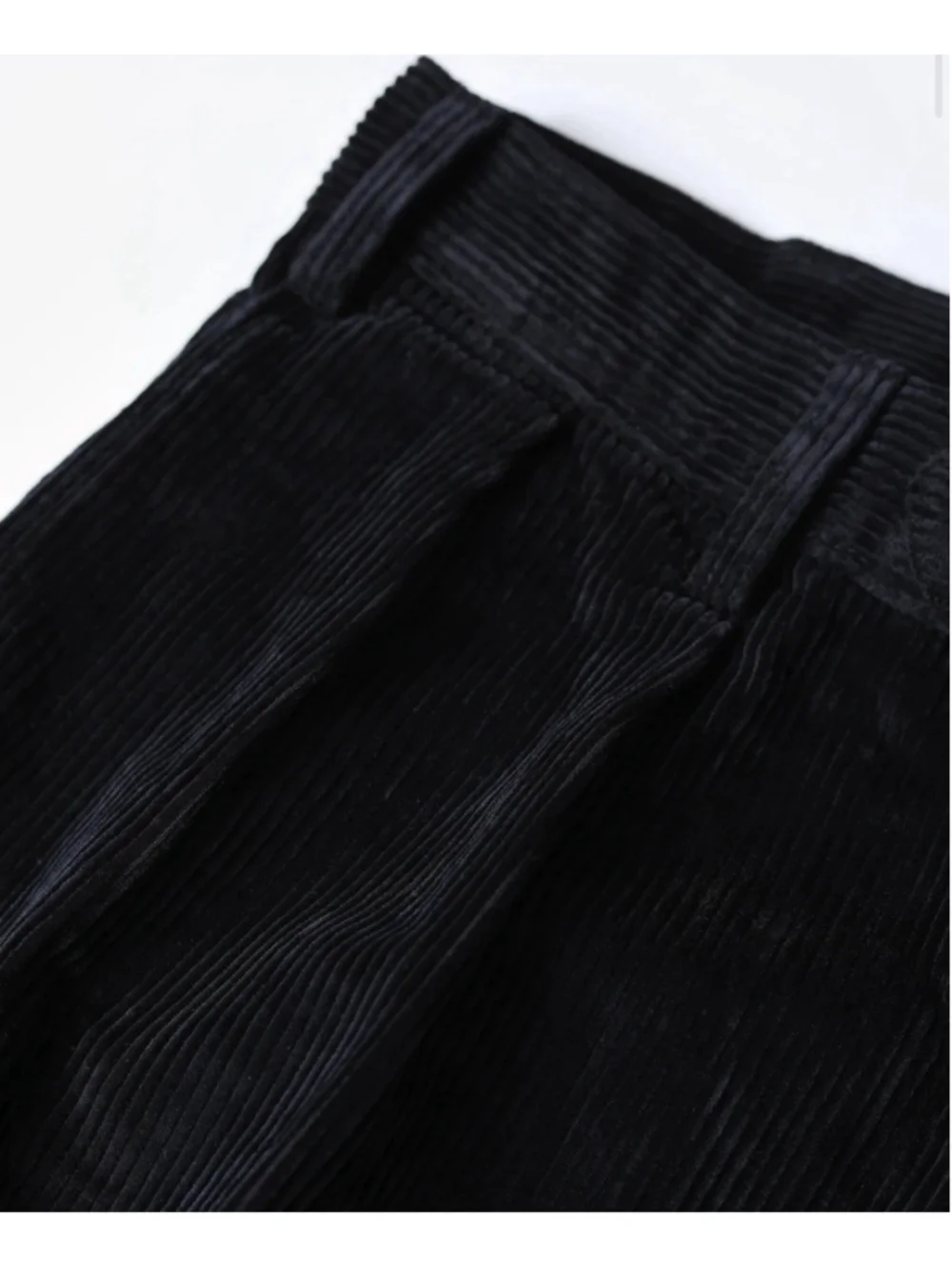 12.5 oz 8 Wale Corduroy Trousers - Black Non Stock Mfg. Co. XL USA SHIP